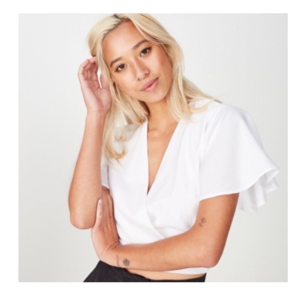 Cotton On Wrap Blouse